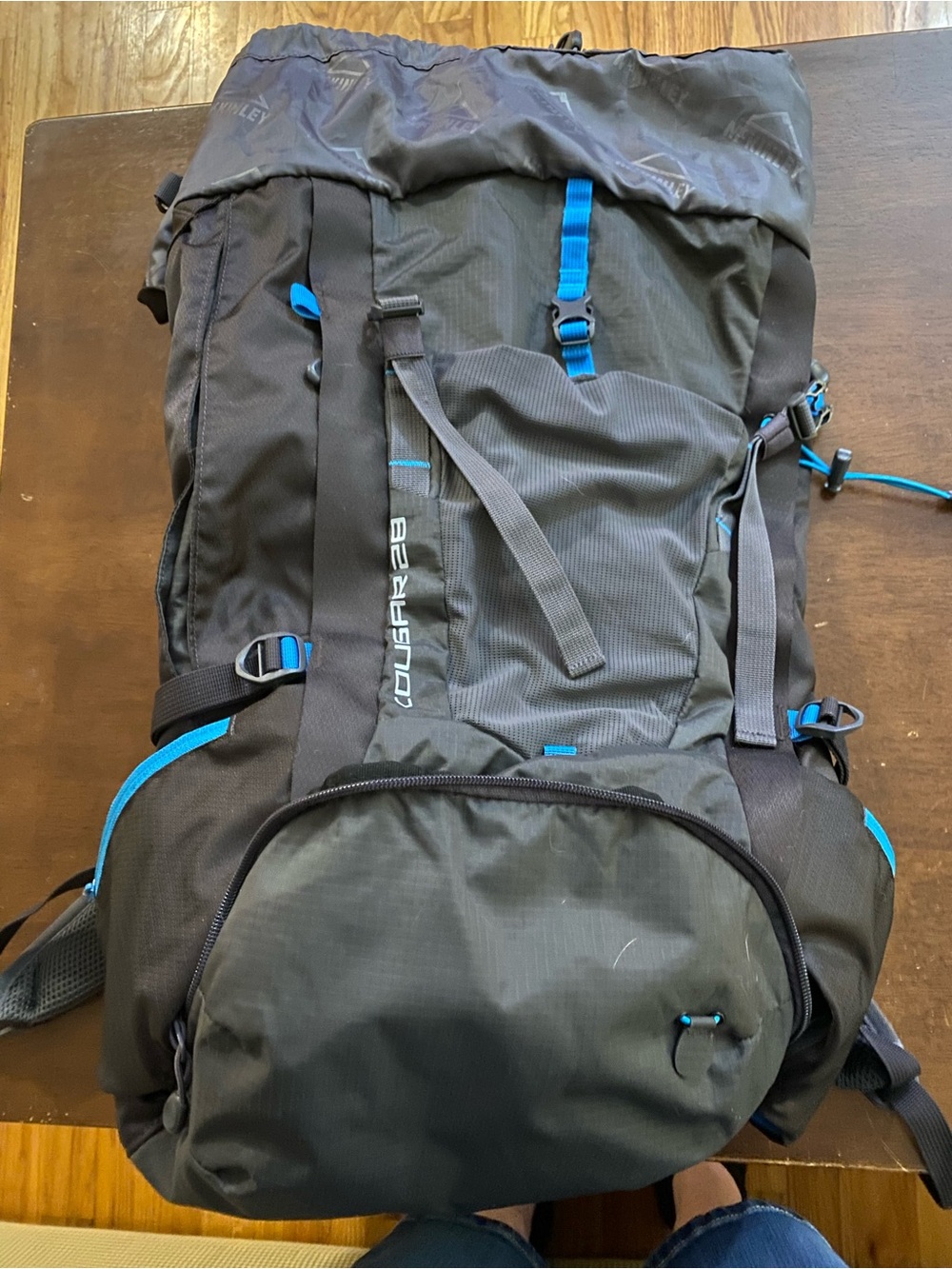 McKinley Gray Backpack with Blue Accents - Men's Daypack